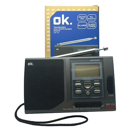 All Band Stereo Radio Receiver and Package With LCD Display Image
